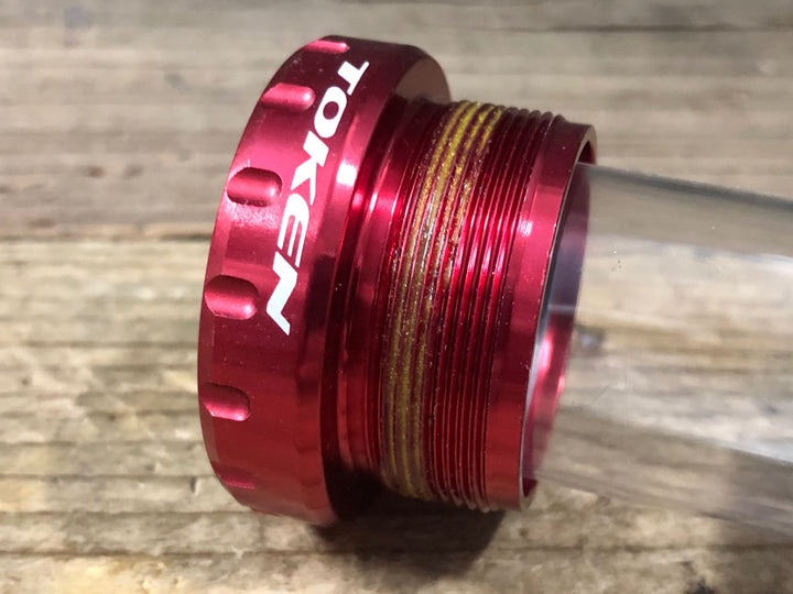 KF102 TOKEN TK878TBT セラミックベアリング BB ボトムブラケット ISO 68mm BSA