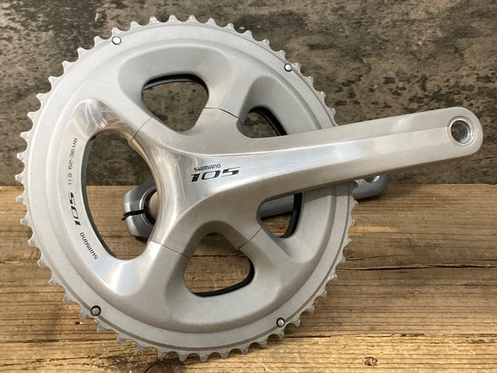 JZ802 シマノ SHIMANO 105 FC-5800 2×11S 172.5mm 52/36T クランクセット シルバー