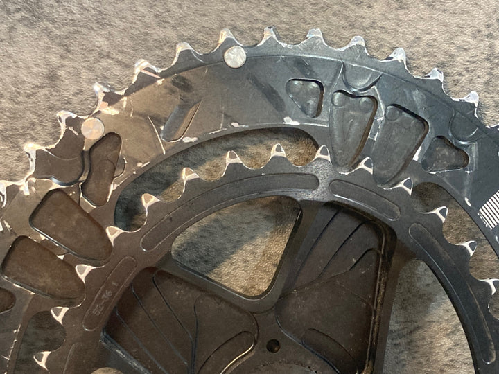 JK643 ローター ROTOR QRINGS チェーンリング 52/36T 11S ダイレクトマウント 楕円 ※チェーンキャッチャーピン欠品