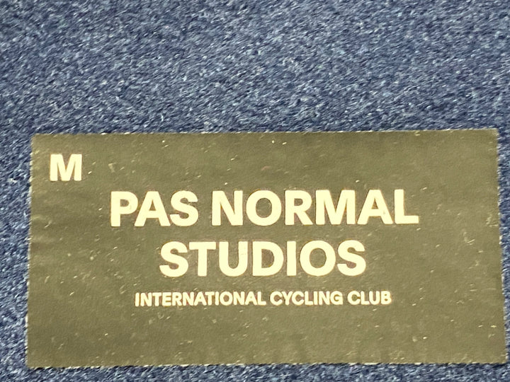 KA510 パスノーマルスタジオ PAS NORMAL STUDIOS CONTROL HEAVY JERSEY 長袖 サイクルジャージ 濃紺 M 裏起毛