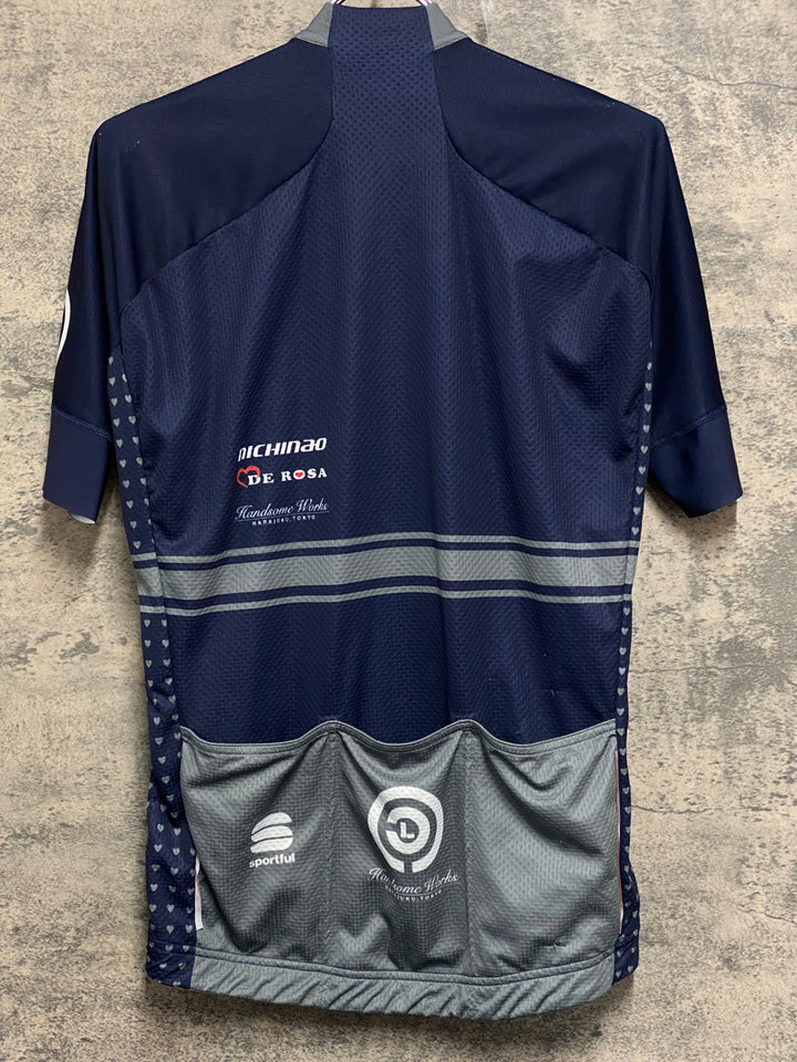 JV149 スポーツフル sportful 半袖 サイクルジャージ 黒 L