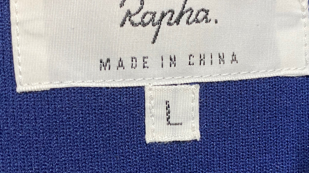 KJ013 ラファ Rapha RCC + PAUL SMITH CLASSIC LONG SLEEVE JERSEY 長袖 サイクルジャージ 濃紺 L