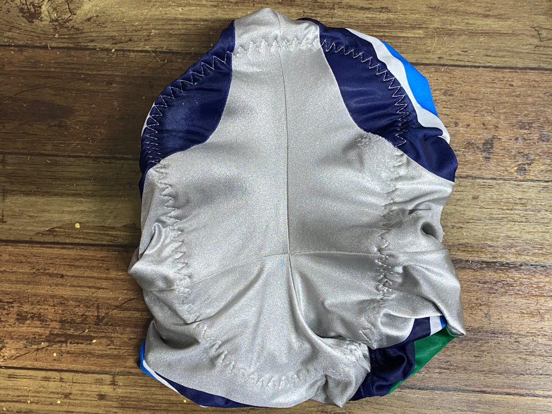 KE534 カステリ Castelli ビブショーツ 青 白 M ヴィンテージ