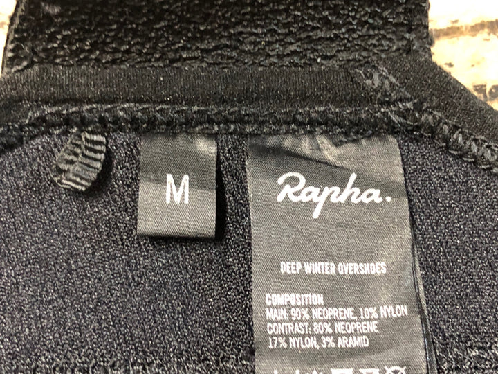 KF217 ラファ Rapha DEEP WINTER OVERSHOES シューズカバー 黒 M ※擦れ