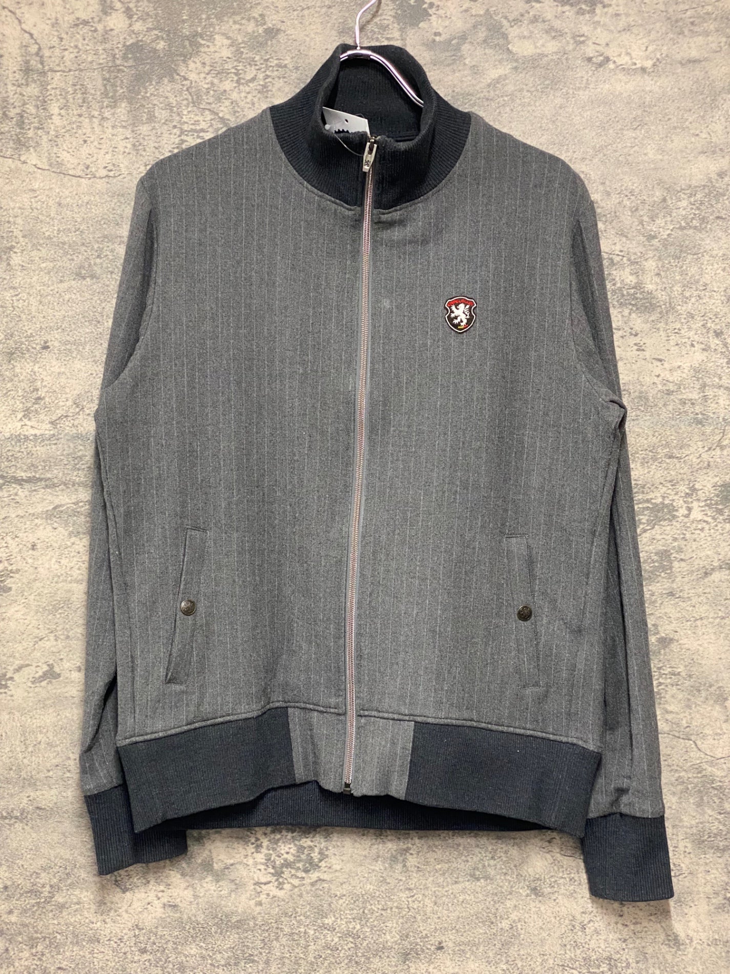 JH076 カペルミュール KAPELMUUR 長袖 サイクルジャージ グレー L 裏