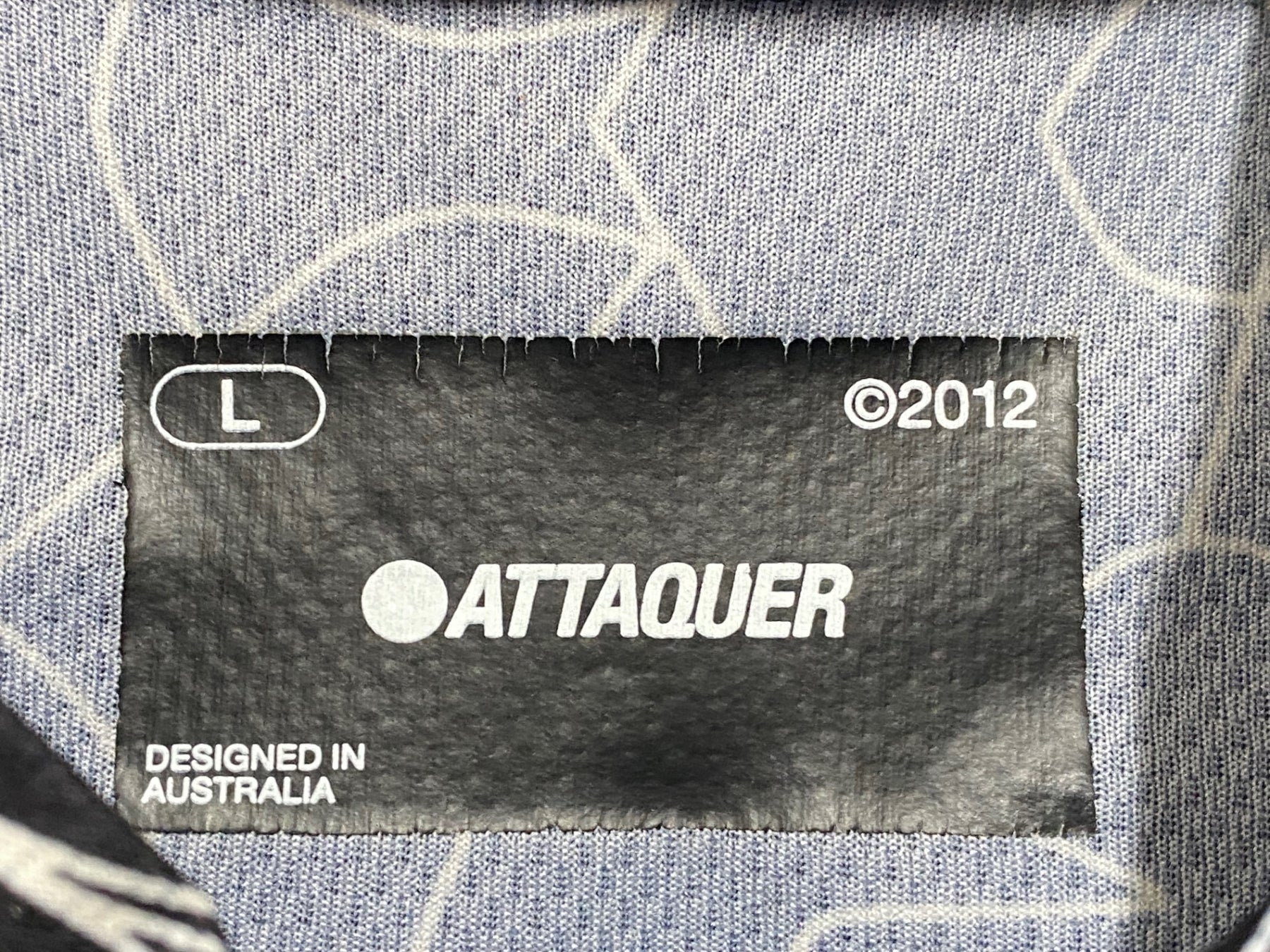 JV259 アタッカー ATTAQUER 半袖 サイクルジャージ 黒 白 L LIMITED