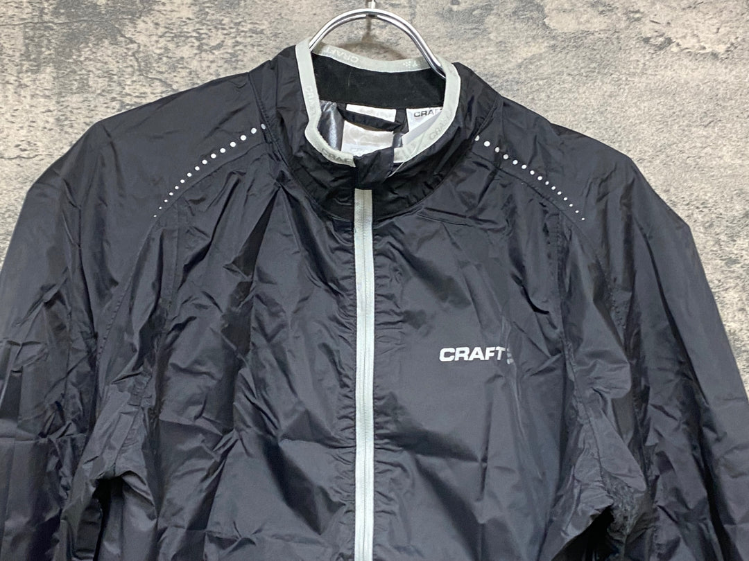 JZ870 クラフト CRAFT 長袖 レインジャケット 黒 XL