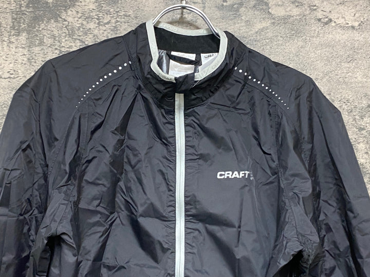 JZ870 クラフト CRAFT 長袖 レインジャケット 黒 XL