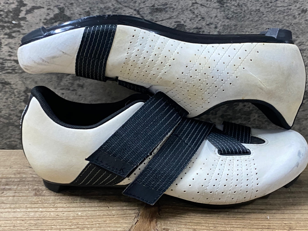 KG176 フィジーク fizik TEMPO R5 POWERSTRAP shoes ビンディングシューズ 白 EUR43.5