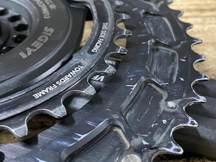 KA488 ROTOR VEGAST 165mm 50/34T SIGEYI パワーセンサー付き 動作確認済み