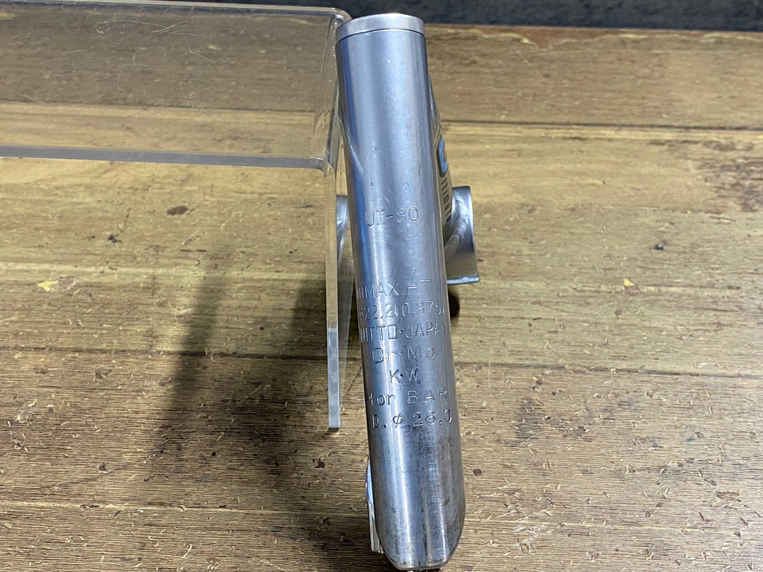 KP450 日東 NITTO UI-2 クロモリ スレッドステム 80ｍｍ Φ26.0 Φ22.2