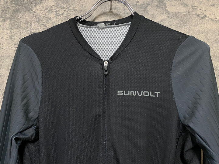 KG283 サンボルト SUNVOLT 長袖 ワンピース 黒 L