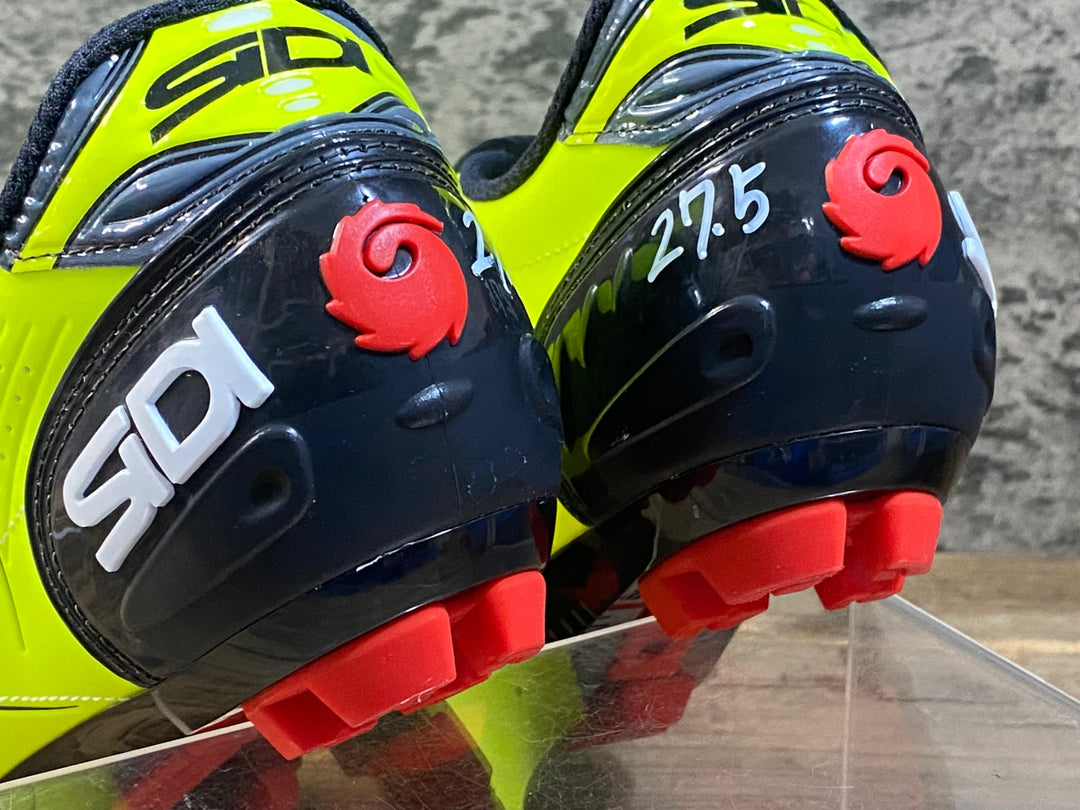 KG380 シディ SIDI TRACE MTB ビンディングシューズ 黄 SPD EU45 ※ペン字あり