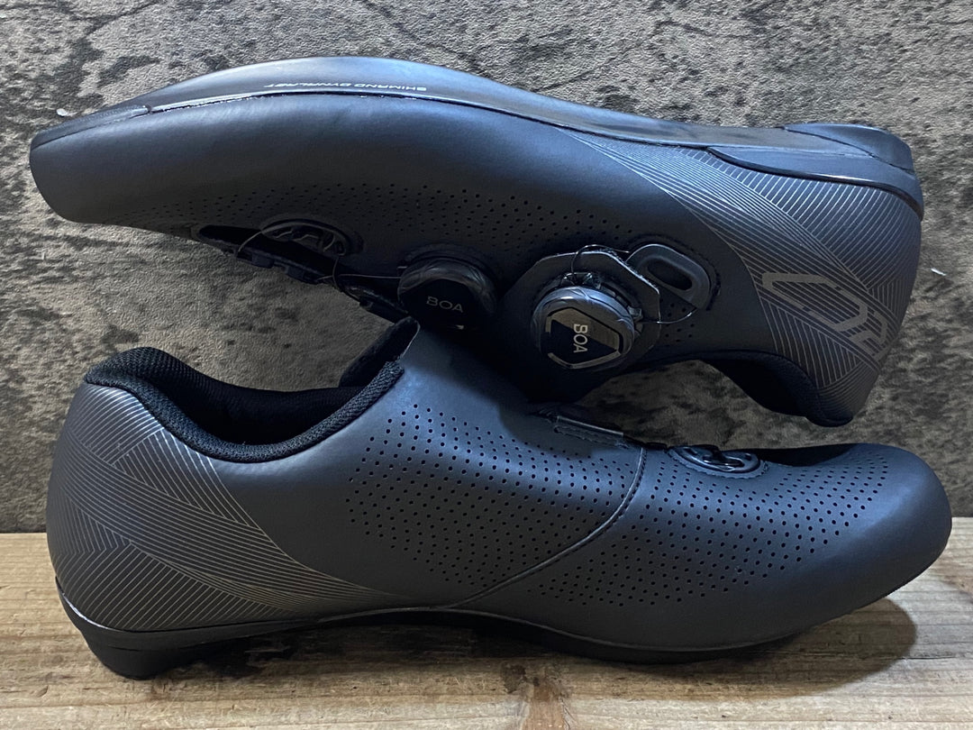 KA749 シマノ SHIMANO RC7 SHRC701M L01 S ビンディングシューズ 3穴 黒 EU41