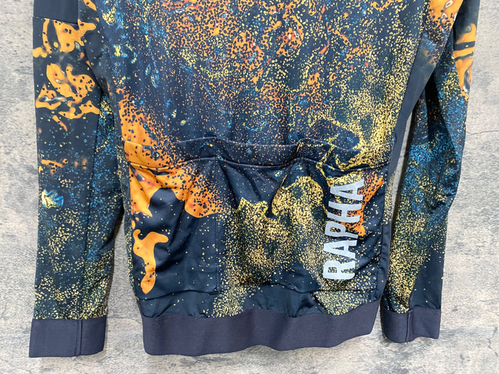 JZ600 ラファ Rapha LACHLAN PRO TEAM LONG SLEEVE TRAINING JERSEY 長袖 サイクルジャージ 総柄 S