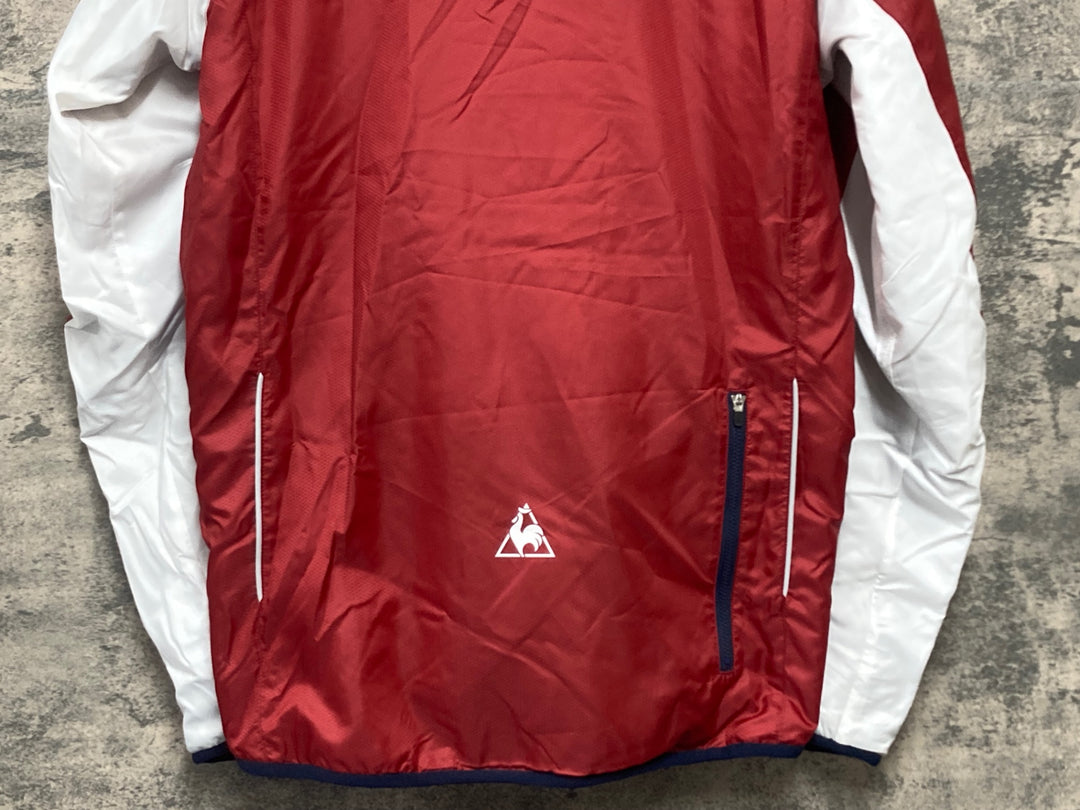 KK450 ルコックスポルティフ le coq sportif 長袖 サイクルジャケット 赤 O