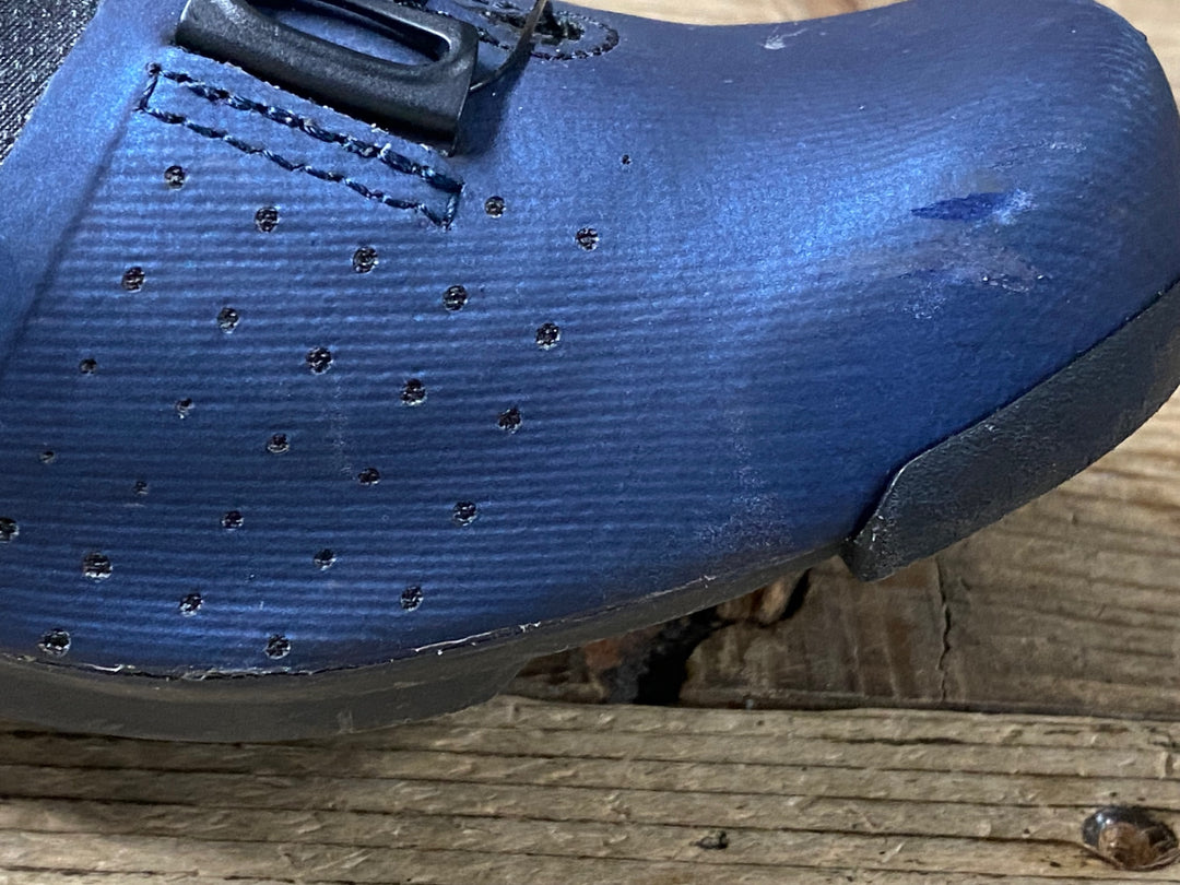 JT676 フィジーク fizik テンポ TEMPO OVERCURVE WIDE R4 ビンディングシューズ SPD-SL EUR 41 紺