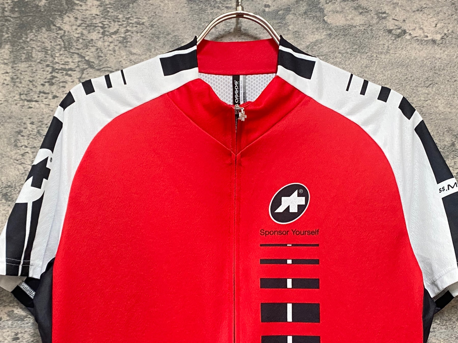 KB859 アソス assos SS.MILLE 半袖 サイクルジャージ 赤 白 M – BICI