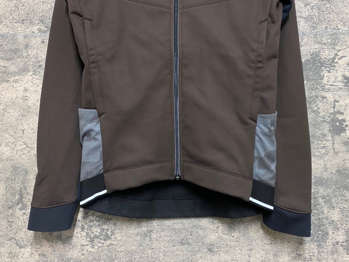 JO631 リオンドカペルミュール Lion de KAPELMUUR 長袖 サイクルジャケット 茶 グレー M 裏起毛