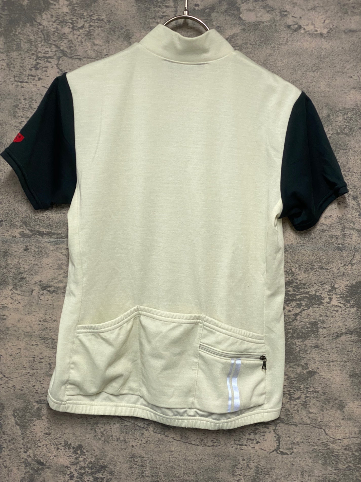 JS681 パールイズミ PEARL iZUMi 半袖 サイクルジャージ 白 黒 M