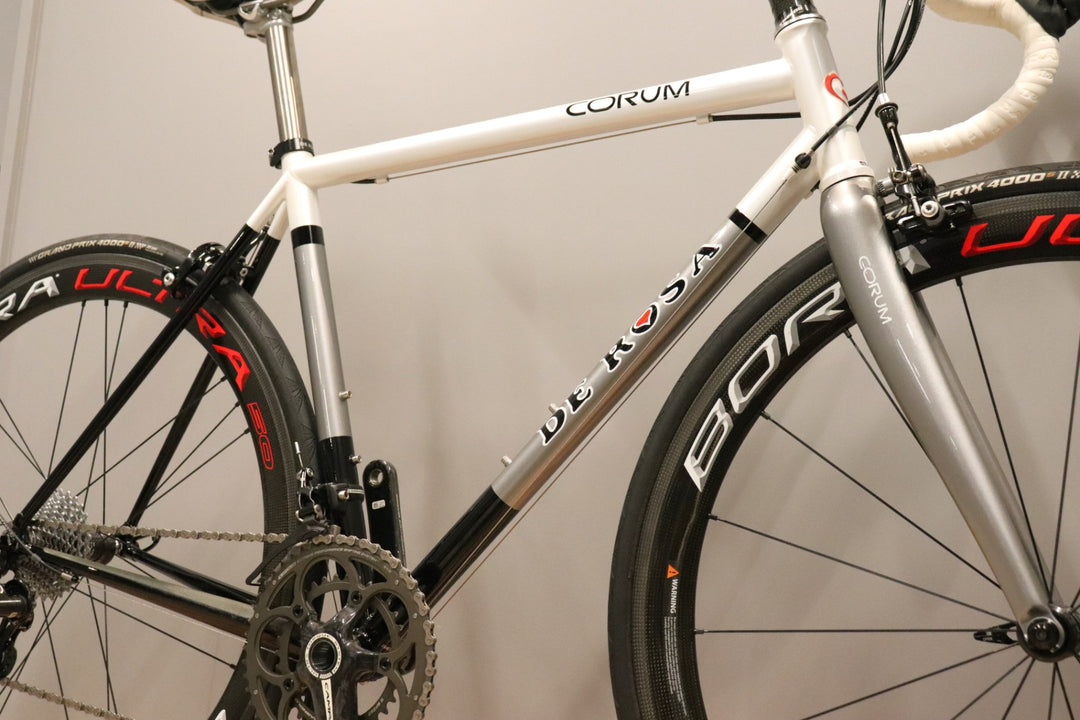 デローザ DE ROSA コルム CORUM 2013モデル 48サイズ カンパニョーロ コーラス 11S スチール ロードバイク BORA ULTRA 【仙台店】