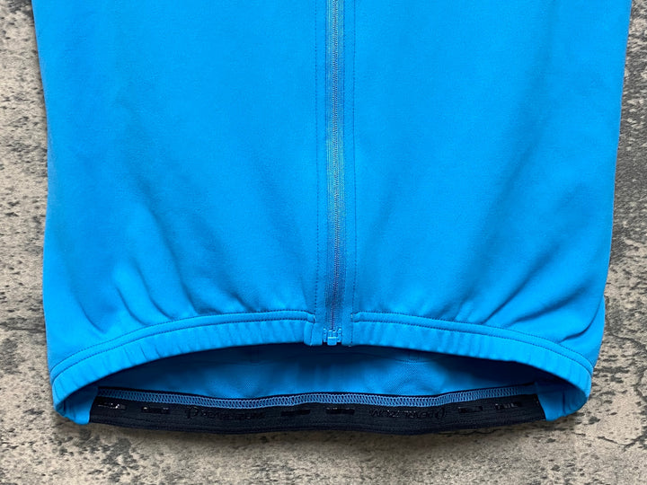 KJ158 パールイズミ PEARL iZUMi 半袖 サイクルジャージ 水色 MEN'S XL ほつれあり