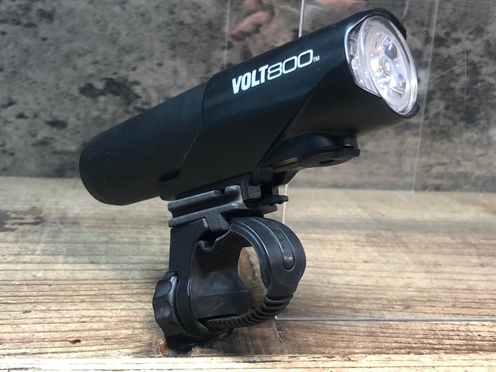 JN776 キャットアイ CATEYE VOLT800 フロントライト 点灯確認済み ※固定マウントカット