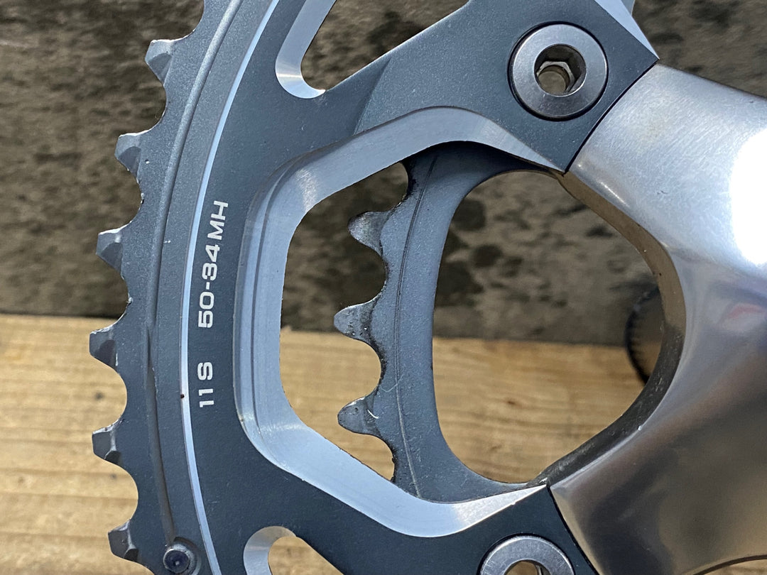 JR601 シマノ SHIMANO FC-RS500 クランクセット 170mm 50/34T シルバー