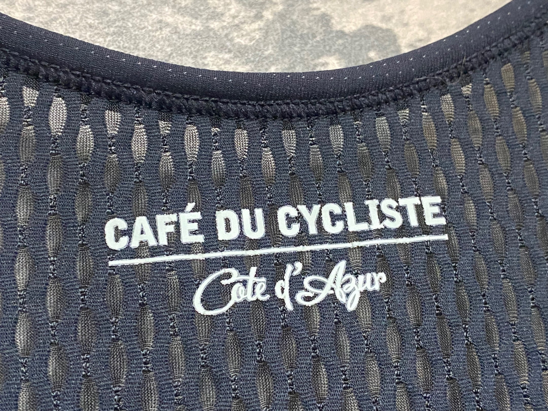 JD814 カフェドシクリステ Cafe du Cycliste Audrey WOMEN ビブタイツ 濃紺 XS 裏起毛 レディース ※動物の毛
