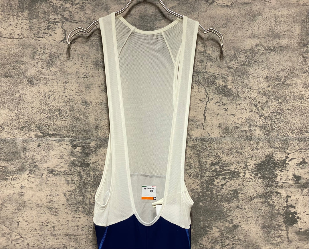 KJ791 スポーツフル sportful ビブタイツ 紺 XL 裏起毛 TINKOFF SAXO ※擦れ