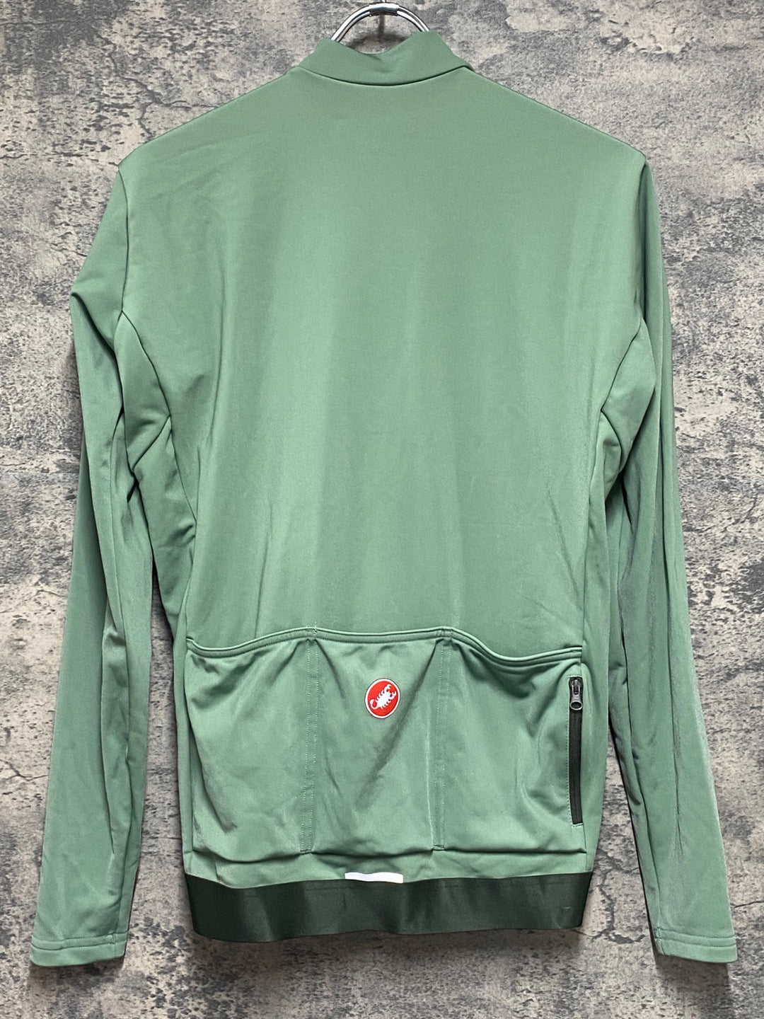 KP317 カステリ CASTELLI 長袖 サイクルジャージ ライトグリーン L 裏起毛
