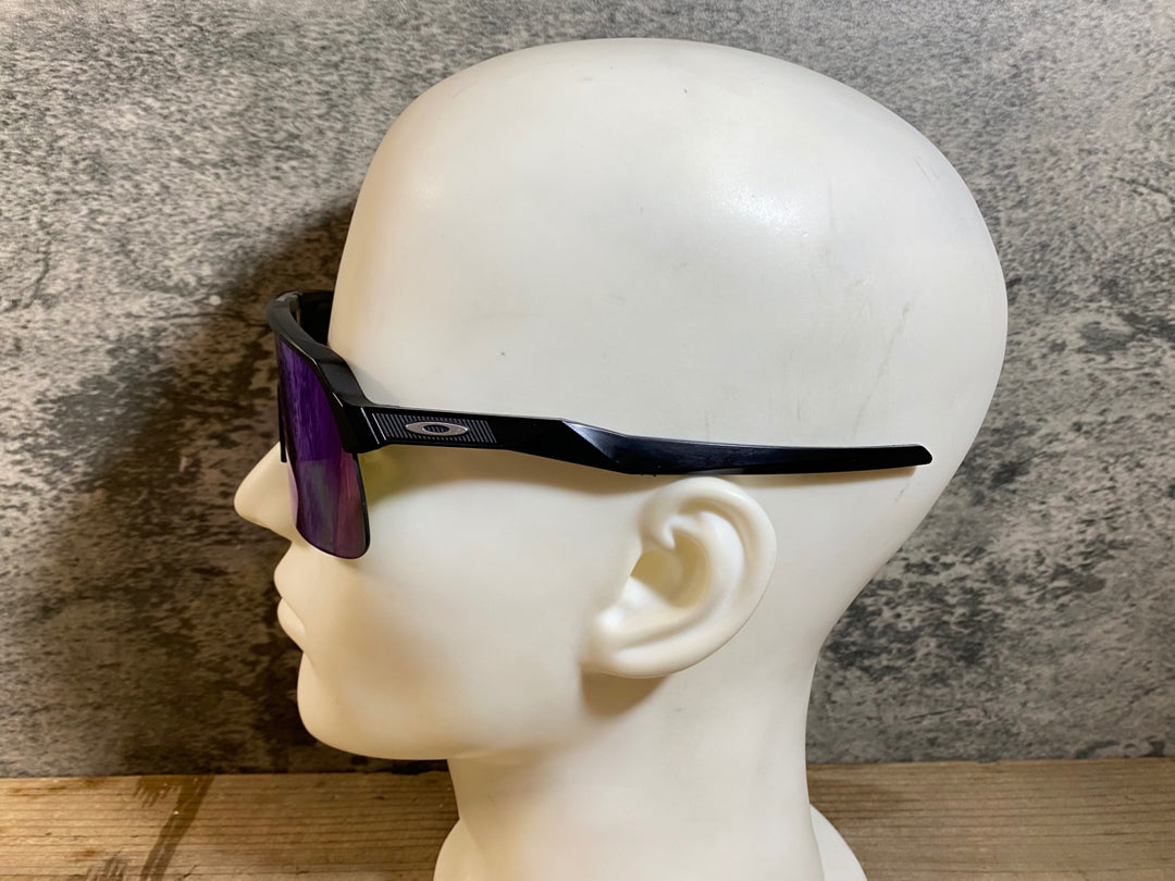 KG539 オークリー OAKLEY SUTRO Lite サングラス アイウェア 黒 PRIZM ROAD レンズ傷