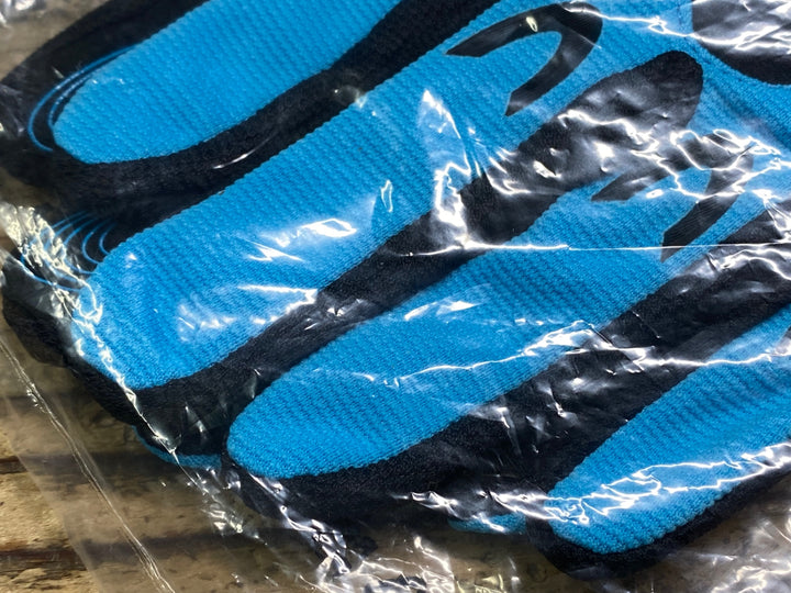 JN151 オークリー OAKLEY 長指 グローブ 黒 水色 L