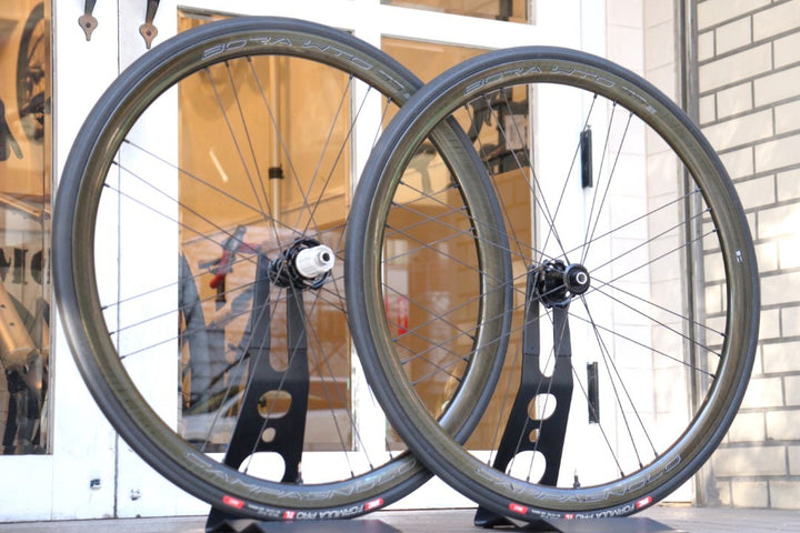 カンパニョーロ Campagnolo ボーラ BORA WTO 33 DB カーボン チューブレス ディスク ホイールセット シマノ11S/12S 19C 【横浜店】