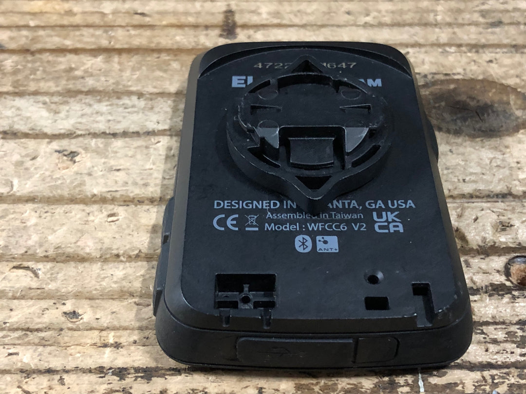 JS389 ワフー Wahoo エレメント ELEMENT WFCC6 V2 サイクルコンピューター 起動確認済み