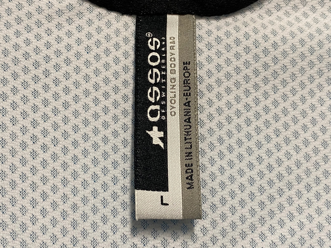 JH083 アソス assos iJ.haBu5 長袖 サイクルジャケット 黒 青 L 裏起毛