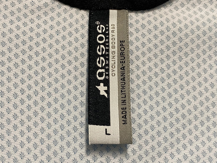 JH083 アソス assos iJ.haBu5 長袖 サイクルジャケット 黒 青 L 裏起毛
