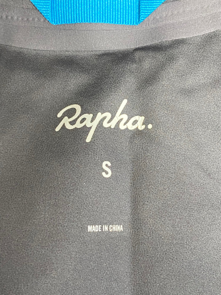 JV239 ラファ Rapha PRO TEAM JERSEY 長袖 サイクルジャージ 水色 S ※汚れ