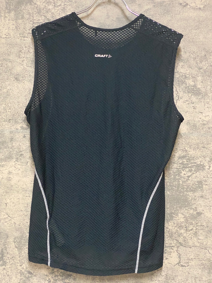 KD943 クラフト CRAFT ノースリーブ ベースレイヤー 黒 M