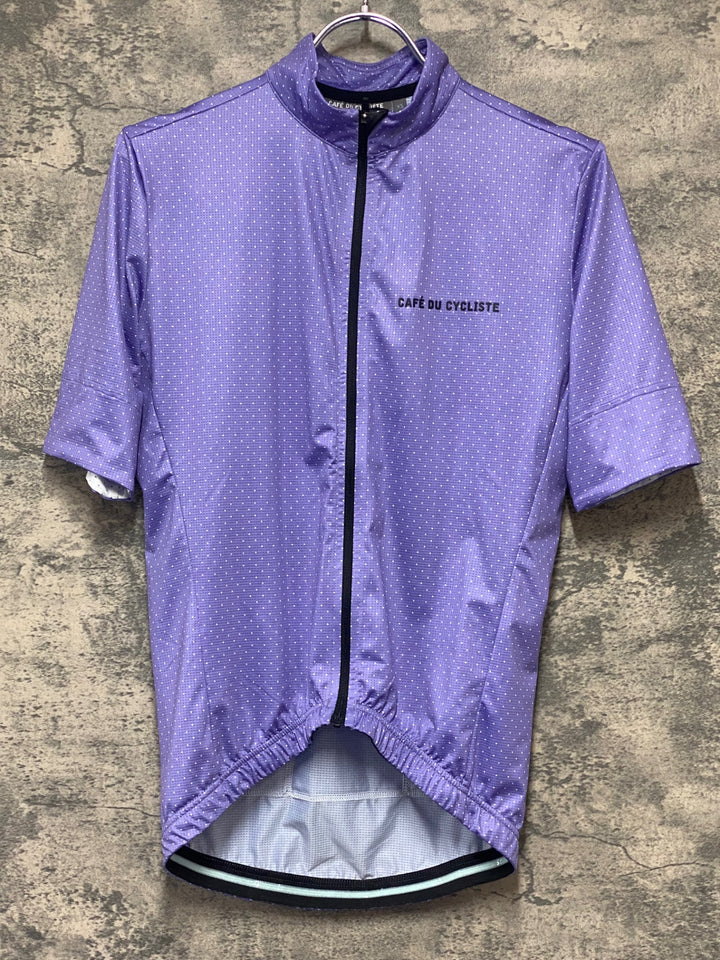 KS225 カフェドシクリステ cafe du cycliste FLEURETTE 半袖 サイクルジャージ 紫 XS