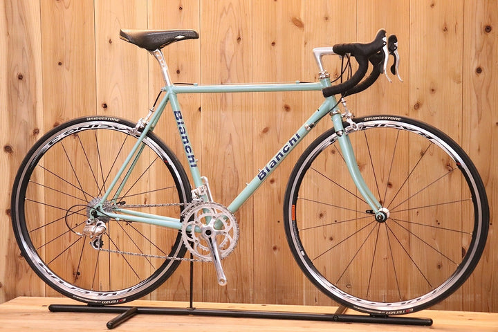 ビアンキ BIANCHI ジロ GIRO カンパニョーロ ヴェローチェ 10S クロモリ ロードバイク 【芦屋店】