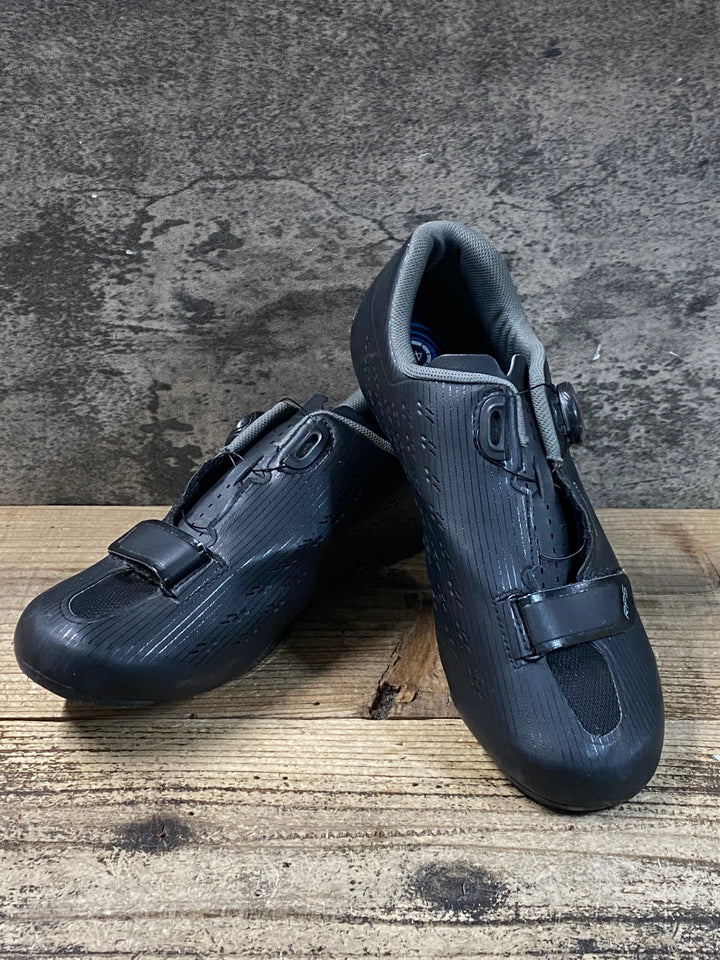 JU399 シマノ SHIMANO RP5 SH-RP501-S L ビンディングシューズ 黒 EU44 3穴