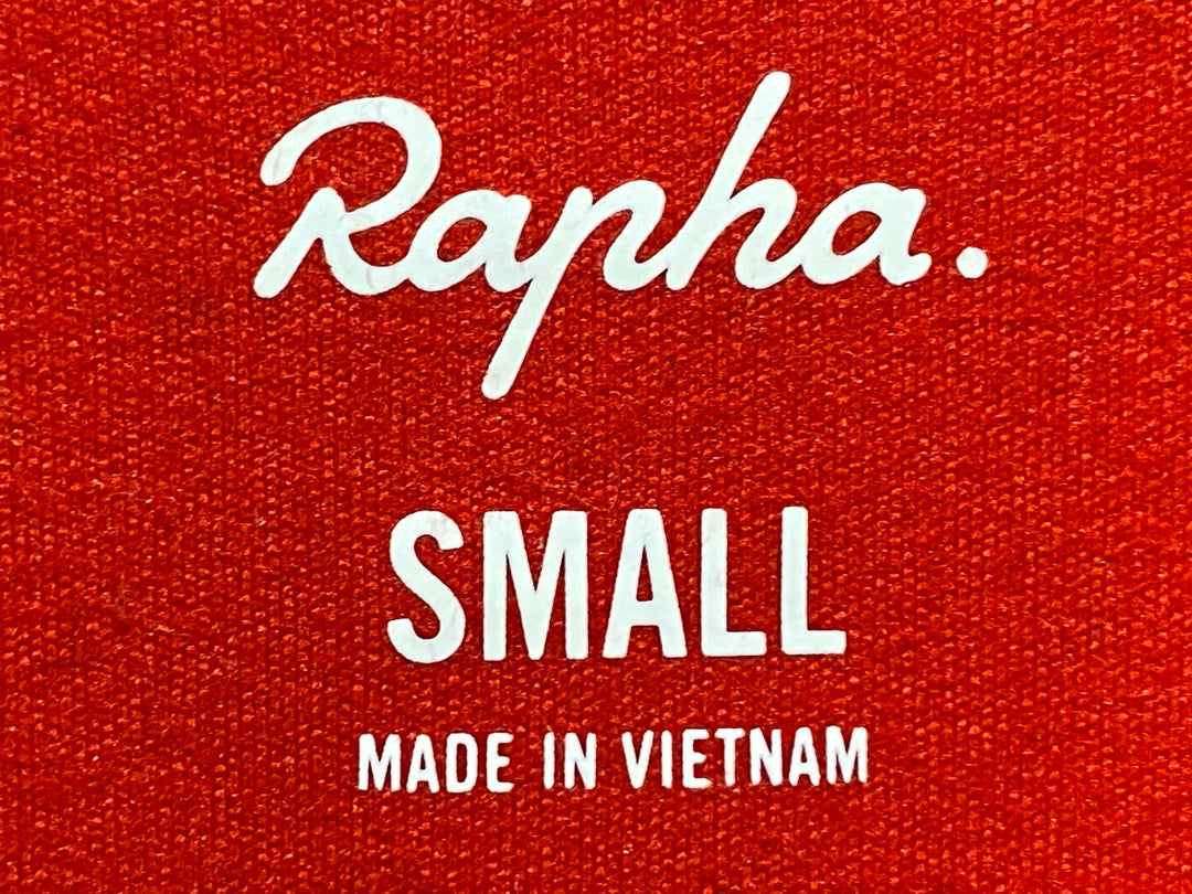 KB869 ラファ Rapha CORE LONG SLEEVE JERSEY 長袖 サイクルジャージ 赤 S 裏起毛