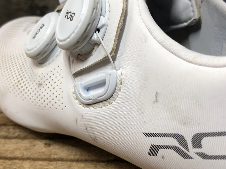 JP134 シマノ SHIMANO RC7 SHRC702M WIDE ビンディングシューズ 3穴 BOA 白 黒 EU41