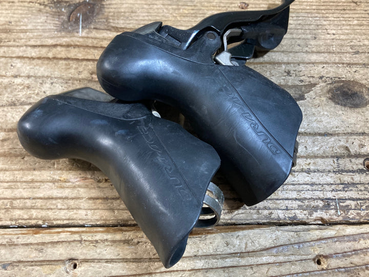 KJ207 シマノ SHIMANO デュラエース DURA-ACE ST-7900 STIレバー 2×10S フード劣化