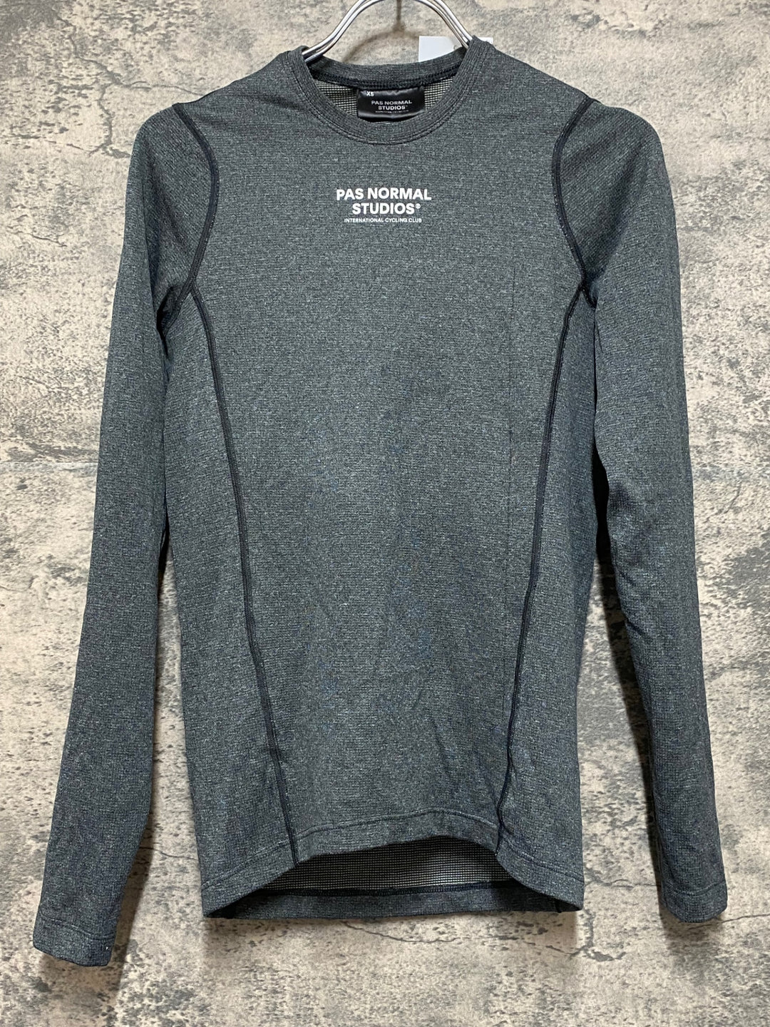 JP768 パスノーマルスタジオ PAS NORMAL STUDIOS Control Mid Long Sleeve Base Layer 長袖 ミドルレイヤー グレー XS