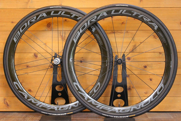 カンパニョーロ CAMPAGNOLO ボーラ BORA ULTRA 50 AC3 カーボン チューブラー シマノ 11/12S ホイールセット 外幅24.2mm 【【名古屋店】