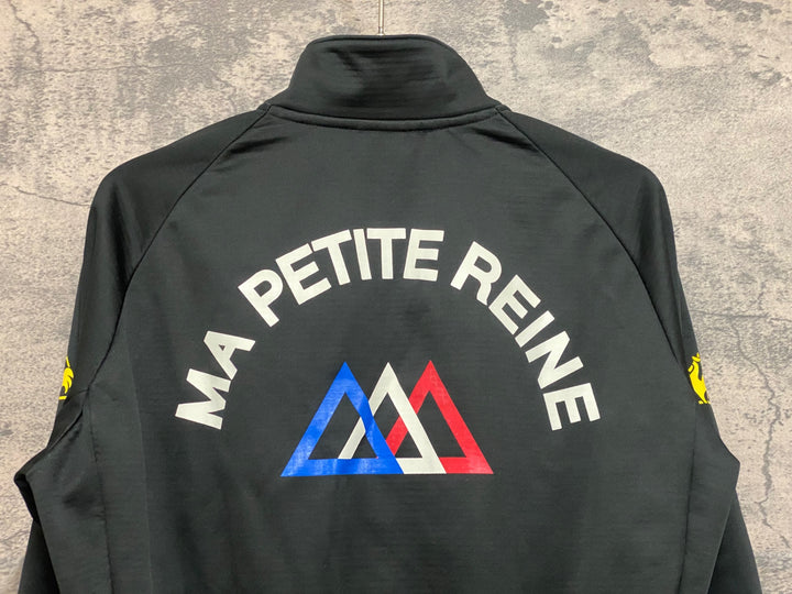 JP277 ルコックスポルティフ le coq sportif 長袖 サイクルジャケット 黒 M 裏起毛