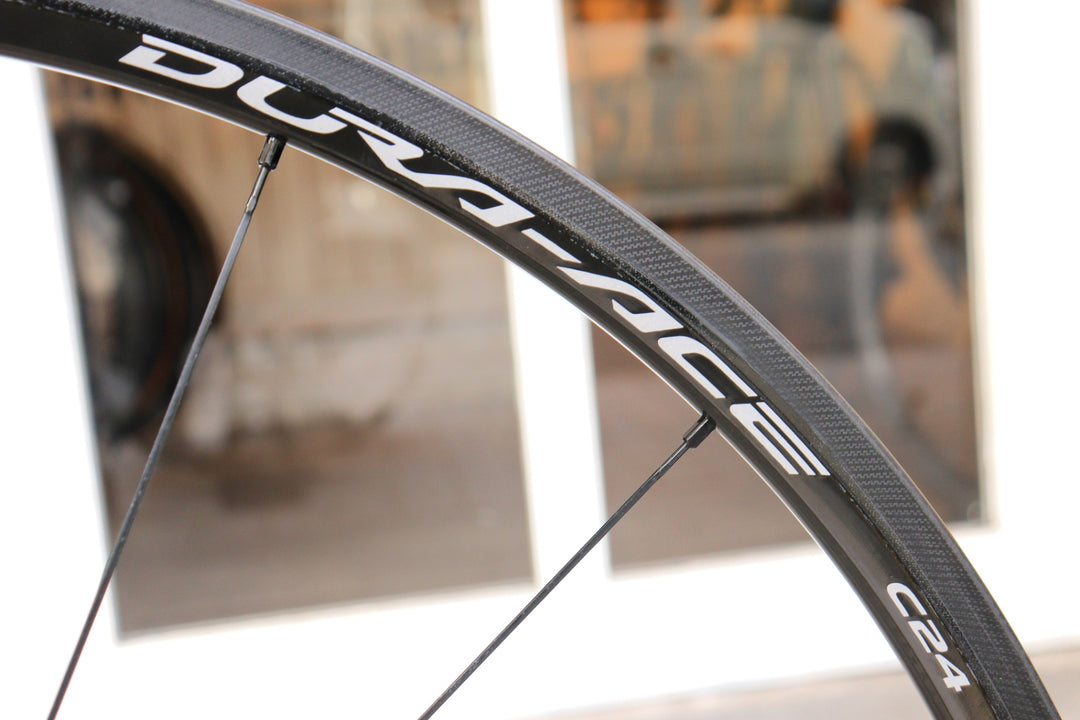 シマノ SHIMANO デュラエース DURA-ACE WH-9000-C24 TU カーボン チューブラー ホイールセット シマノ 11/12S 【横浜店】