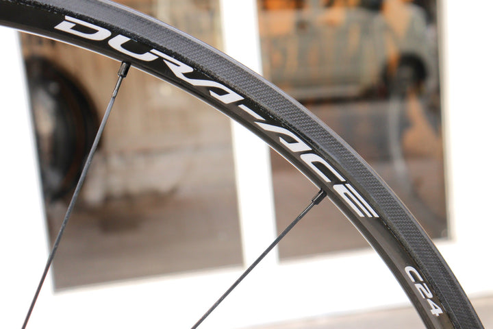 シマノ SHIMANO デュラエース DURA-ACE WH-9000-C24 TU カーボン チューブラー ホイールセット シマノ 11/12S 【横浜店】